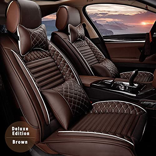 Maidao Fundas de asiento de coche personalizadas para Mercedes Benz Clase B W245 Protector de asiento delantero, compatible con airbag resistente al desgaste impermeable 2 fundas de asiento A5001