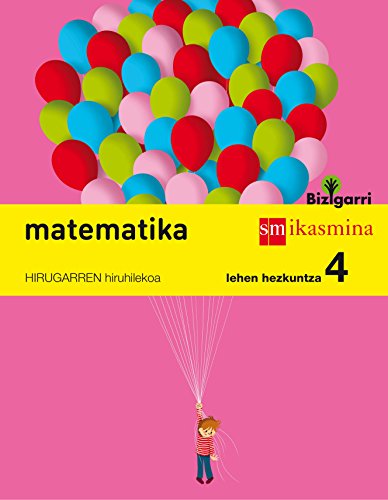 Matematika. Lehen Hezkuntza 4. Bizigarri - Pack de 3 libros - 9788498553581