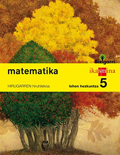 Matematika. Lehen Hezkuntza 5. Bizigarri - Pack de 3 libros - 9788498553116