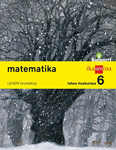 Matematika. Lehen Hezkuntza 6. Bizigarri - Pack de 3 libros - 9788498553611