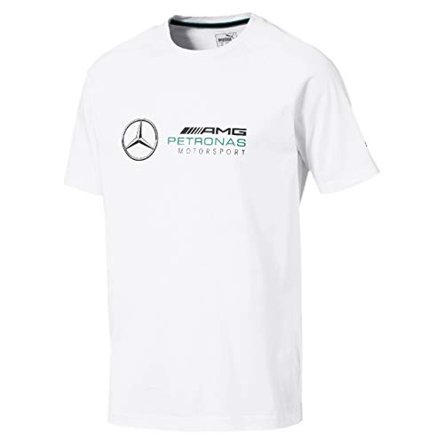 Mercedes AMG Petronas Mercedes Amg Logo tee, S Camiseta, Blanco (White White), Small para Hombre