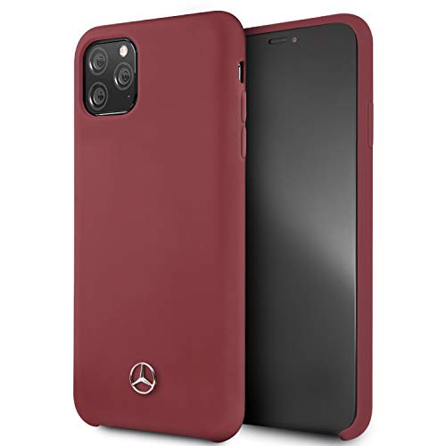 Mercedes-Benz Silicone Line - Carcasa para iPhone 11 Pro, color rojo