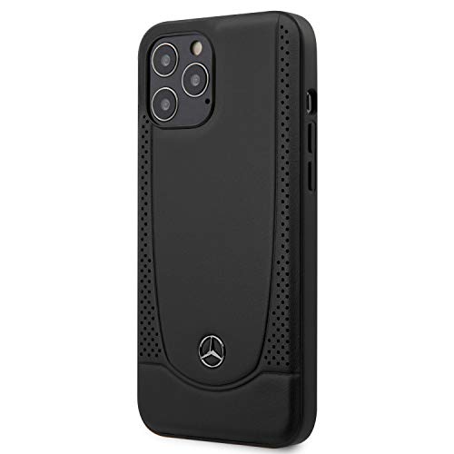 Mercedes MEHCP12LARMBK Urban Line - Funda para iPhone 12 Pro Max 6,7", color negro