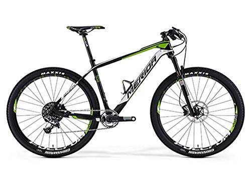 Merida Big.Seven CF Team 17 UD - Caña de Pescar (17 Pulgadas, 15''), Color Carbono, Blanco y Negro