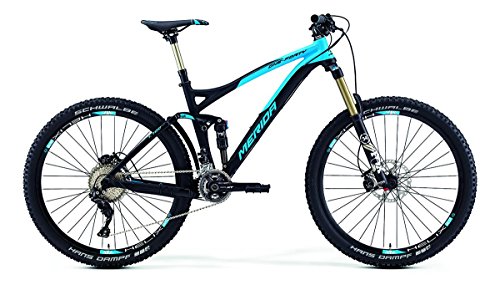 Merida One-Forty 7.700 - Bicicleta de montaña (27,5 pulgadas), color negro y azul