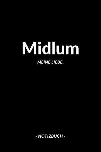 Midlum: Notizbuch / Notizblock A5 | 120 Seiten Punktraster | Notizblock / Journal / Notebook für deine Stadt