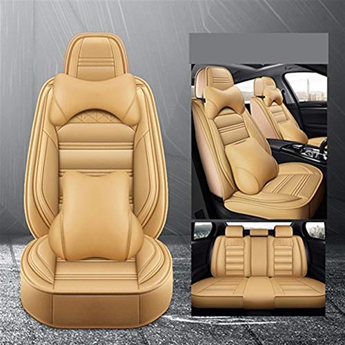 MMI-LX Transpirable PU Asientos de Piel de Coches Fundas de Asiento de Auto Protectores del Amortiguador del Sistema Completo (Air Bag Compatible) for Mercedes Benz W110 W114 W115 W123 W124 T123 T124