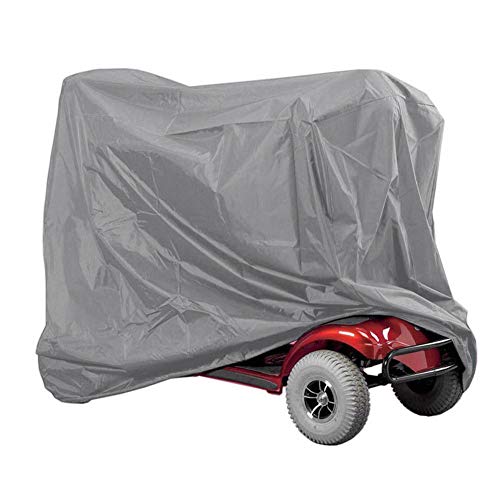 Mobility Scooter Cover Impermeable Mobility Scooter Cape Mobility Scooter Rain Cover Fundas para Brazos de Silla de Ruedas Mobility Scooters Accesorios Gris 210D(Gris 190x61x117cm)