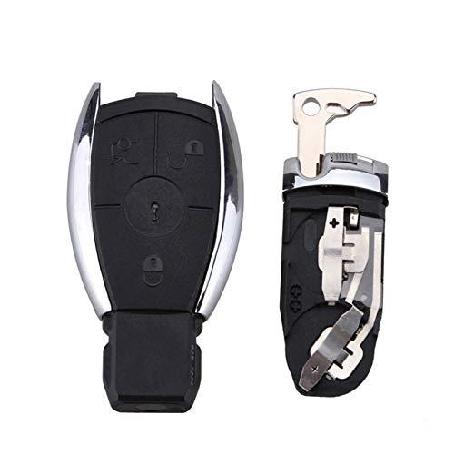 NERR YULUBAIHUO 3 Botón Tecla remota Funda Shell Case Smart Car Key Housing Fit para Mercedes Benz W211 A C E G S R SL ML GML Cl GL CLS CLA CLK SLK GLK