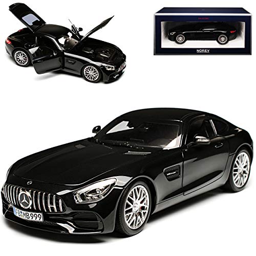 Norev Mercedes-Benz AMG GT S Coupe negro metálico modelo a partir de 2014 versión a partir de 2018 1/18 modelo coche