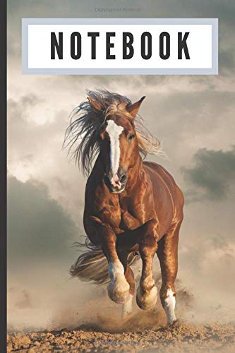 Notebook: Horses - a handy ruled composition book that's a great gift idea