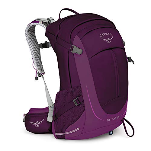 Osprey Sirrus 24, mochila de senderismo con ventilación, Mujer, Ruska Purple, O/S