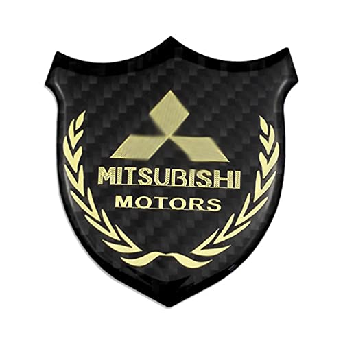 Para Mitsubishi Ralliart Asx Lancer 9 10 L200 Pajero Outlander Eclipse Las Pegatinas Del Logotipo Del Emblema De La Rejilla Delantera,Placa De IdentificacióN Del Coche, Accesorios Para El Coche,1 Uds.