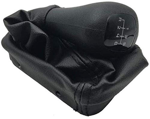 Perillas de Cambio de Coche de 5/6 Engranajes con Gaitor para Mercedes Benz W202 C Class S202 W208 C208 CLK W210 E Classic AVANTGARDE Elegance (Nombre del Color: 5 velocidades) -6 velocidades