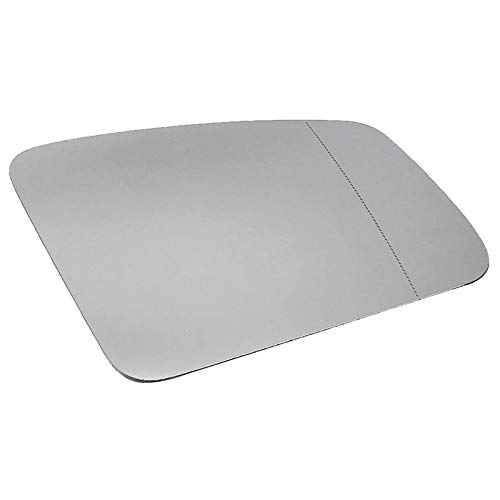 PiLiHuo Lateral de la Puerta del automóvil ala con calefacción Año de ala Calentada Retrovisor Vidrio/Ajuste para -Mercede-Benz S/C/E-Class W212 W204 W211 (Derecha) / (Color : Silver Black)