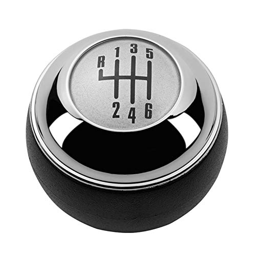 Pomos para Palanca Coche 5/6 Speed ​​Gear Shift KNOB Lever Shiffer Handle Ball para M&ini R50 2000-2006 Cabrio R52 R53 Cooper 2002 2003 2004 2005 2007 2008 Pomo Palanca Cambios