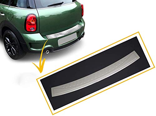 Protector de parachoques trasero cromado de acero inoxidable para Mini Countryman R60 2010-2017