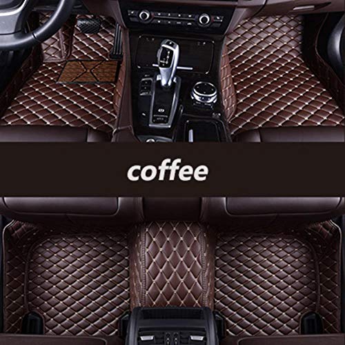 QIONGS Personalizadas Alfombras de Coche Piso,para Todos los Modelos Mini Clubman Paisano paceman Coupe-JCW Countryman JCW Clubman Estilo automático, café