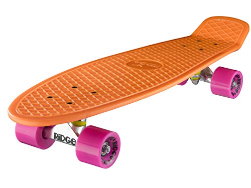 Ridge Big Brother Cruiser - Skateboard, Color Naranja/Rosa, 69 cm