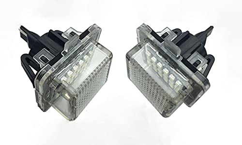 Riloer 2 Luces LED para Matrícula, para Benz C/E/CL/S Clase W204 / W212 / W221