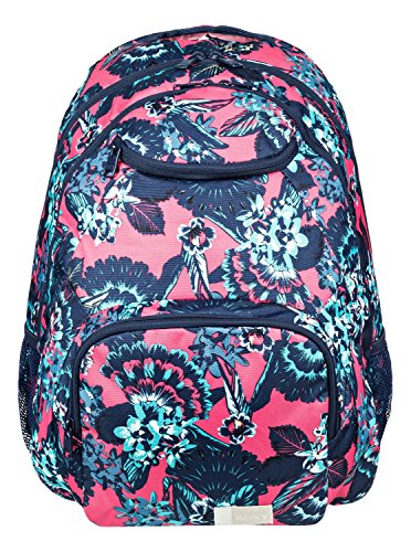 Roxy Shadow Swell Mochila Escolar, 40 cm, Rouge Red Stripe 3 Rosa