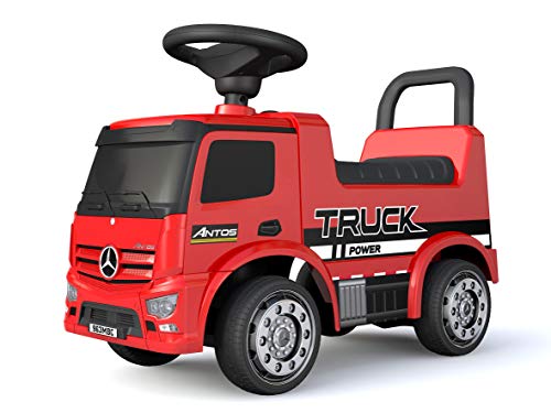 RunRunToys Mercedes Benz FIREGUARD Push Truck, Color Rojo (5015)