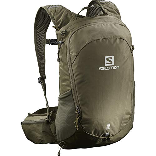 Salomon Trailblazer 20 L Mochila multifuncional con comodidad 3D y compatibilidad con el sistema de hidratación para el senderismo