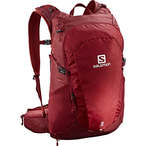 Salomon Trailblazer 20 L Mochila multifuncional con comodidad 3D y compatibilidad con el sistema de hidratación para el senderismo