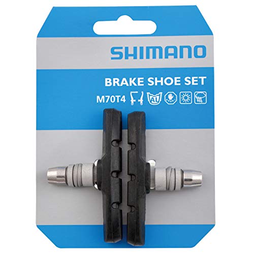 Shimano M70T4 - Juego de zapatas de freno, color negro