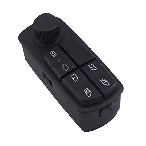 SHOUNAO Interruptor De Control Principal De La Ventana A0025455113 Ajuste para Camiones Mercedes Axor & Atego (Color : Black)