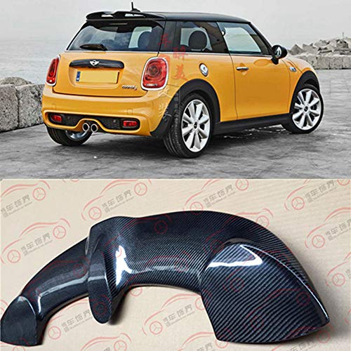 Spoiler de Coche ala de Cola Spoiler Trasero Alas de Maletero Fibra de Carbono Brillante para Mini F55 F56 Cooper Accesorios para automóvil