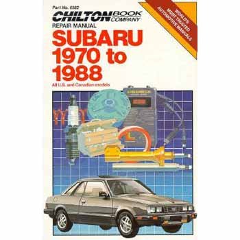 Subaru 1970-88 (Chilton Model Specific Automotive Repair Manuals)