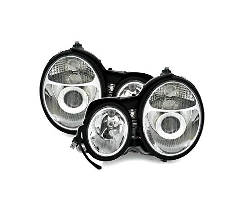 V-MAXZONE VP574 - Juego de faros delanteros de cristal transparente cromado RHT