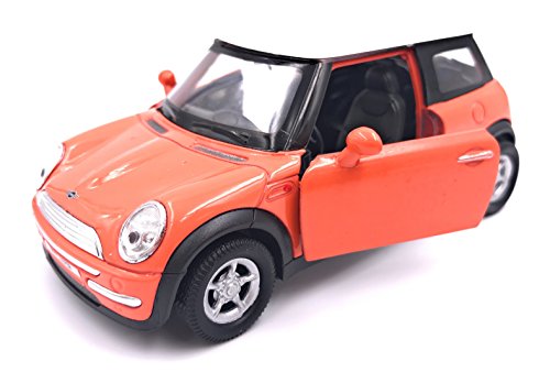 Welly Mini Cooper Model Car Producto en Miniatura para automóvil con Licencia 1: 34-1: 39 Orange