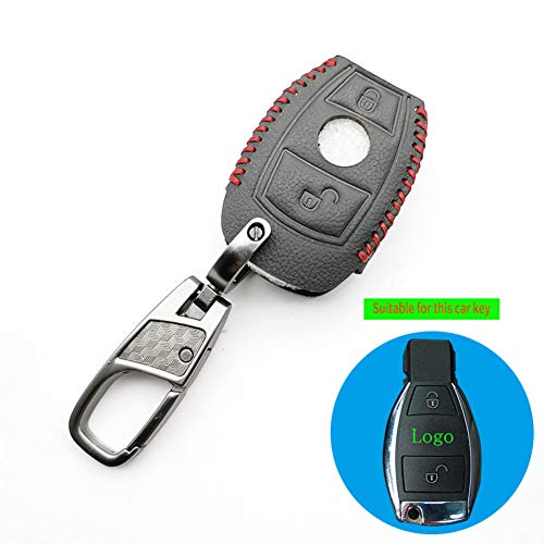 WQSNUB La última Funda de Cuero para Llave de Coche, para Mercedes Benz AMG BGA WCBRASE Classe CLS CLK SLK CL Funda para Teclado Funda para Llave