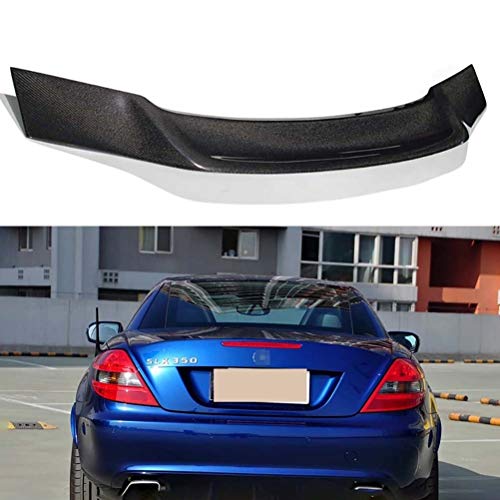 wuwenjun Alerón Trasero de Fibra de Carbono para Mercedes Benz SLK Class R171 2004-2010 SLK200 SLK280 SLK300 SLK350