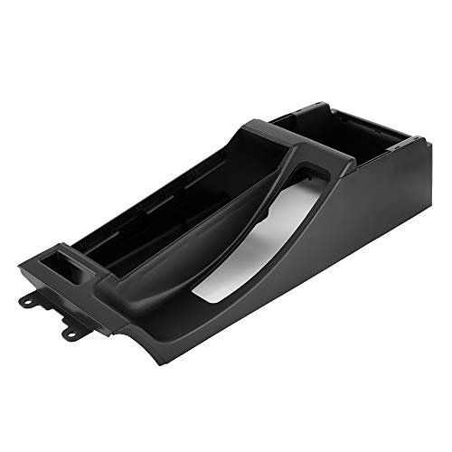 Yctze ABS Base de moldura de consola central con apertura de reposabrazos 51168218305 Apto para 3 SERIES E46 98-04 Con volante a la izquierda (Negro）