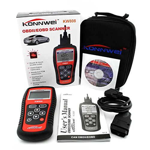 YGY KW808 Diagnóstico  Herramienta OBD2  Escáner / EOBD Auto Código Lector Trabajo para NOS, Asian & Europeo  Coche Culpa Código Lector EOBD OBD2 Reinicio del Motor