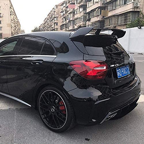 YMSHD Adecuado para Mercedes-para Benz A Clase W176 A160 A180 A200 A250 A45 Amg Estilo 2013-2018 alerón Trasero Labio de ala