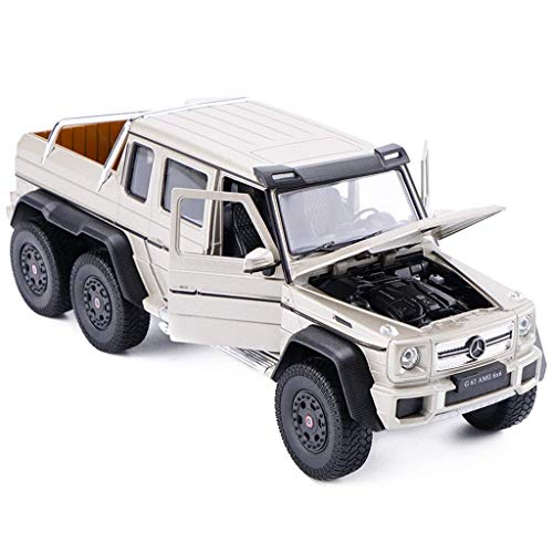 ZY Coche Modelo de Coche 1:24 Mercedes Benz G63AMG 6X6 Vehículo Modelo de simulación de aleación de fundición a presión joyería Juguete joyería Colección del Coche Deportivo LOLDF1