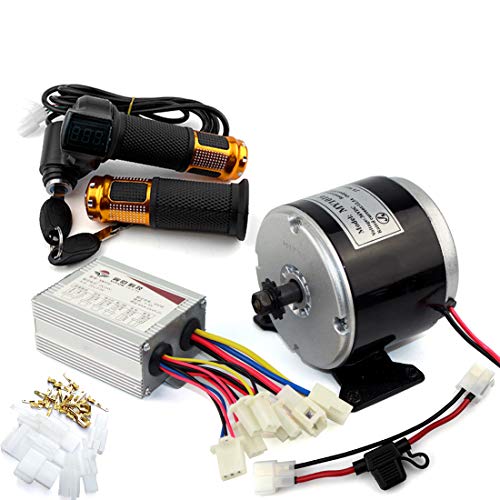 24 V 36 V 350 W DC Eléctrico Motor de Monopatín Eléctrico DIY 350 W Motor Kit Motor eléctrico de la bici de Alta Calidad MOTOR Uso 25 H Cadenas (24V350W throttle kit)