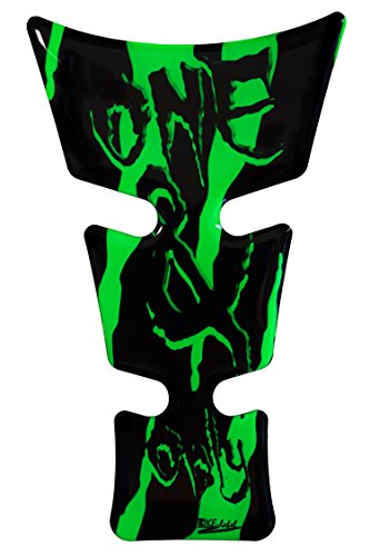 501792-VA - Protector para depósito de moto Mini 3D Monster Neon Verde