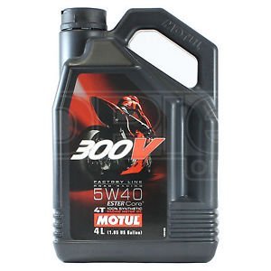 Aceite de motor MOTUL 300V 5W40, 4 litros