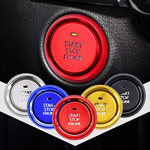 Arranque con un Solo botón, Pegatina de Estilo de Coche, para Mazda 3 Axela 2020, Interruptor de decoración de botón de Caja de Anillo de Arranque y Parada de Motor automático