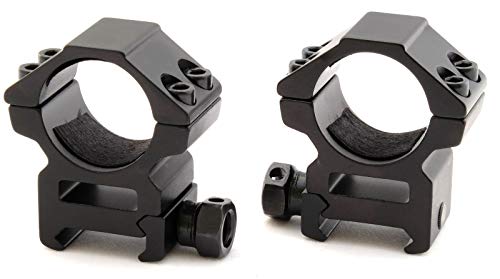 Atom Optics 25mm/1" Pulgadas Mediana Perfil Rifle Alcance Monturas para 20mm Riel de Tejedor