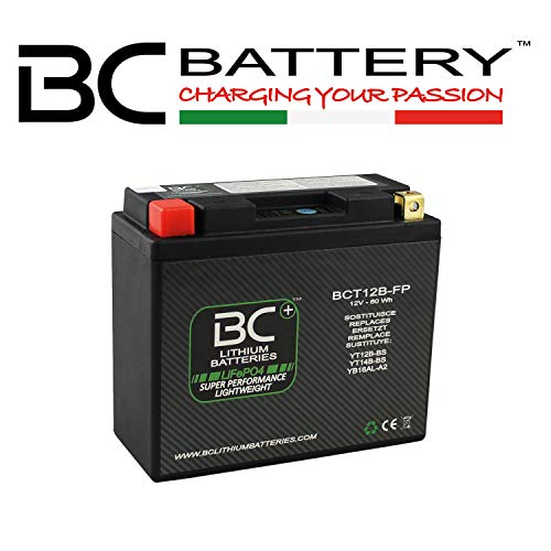 BC Lithium Batteries BCT12B-FP Batería Litio para Moto LiFePO4