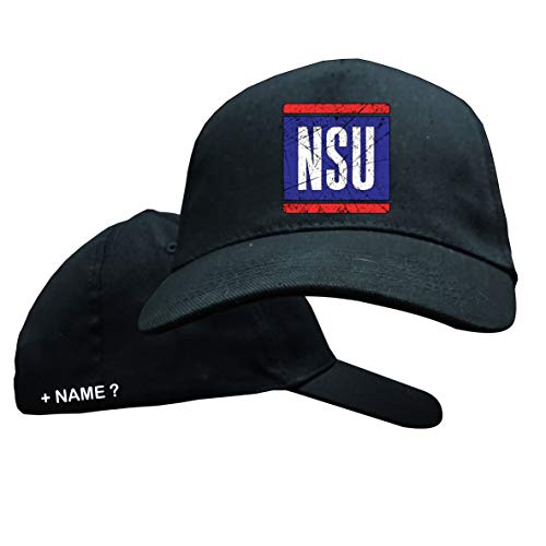 Beachfield NSU - Gorra de béisbol, diseño de moto Negro Talla única