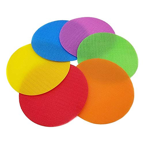 BLOUR 30pcs Magic Sticker Toy Round Classroom Portable Room Educational Home Decor Carpet Marker Sitting Lightweight Niños Enseñanza