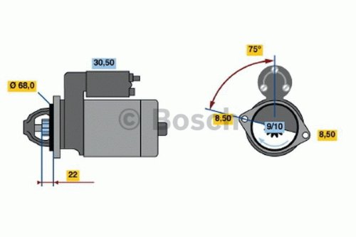 Bosch 986017120 motor de arranque