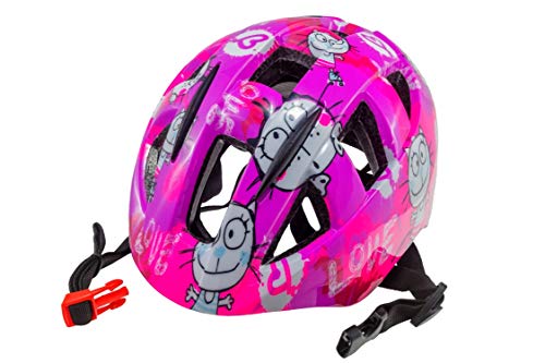 BRN Helmet For Urban Safety, Casco Infantil, 145gr, XXS 44-48cm (Fuxia)